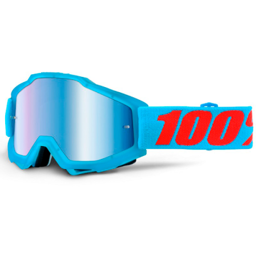 Máscara 100% Accuri Acidulous Cyann (Lente Espejo Azul)