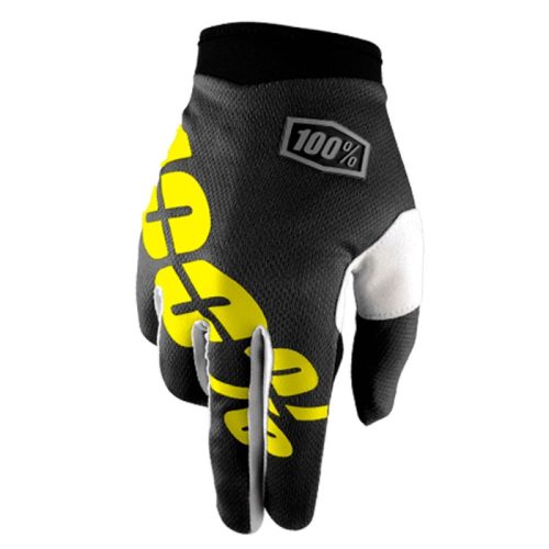 Guantes 100% Itrack Black/Yellow