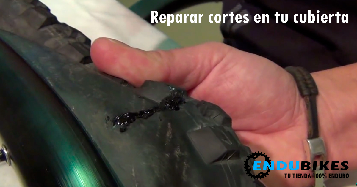 Cómo Reparar el CORTE de un NEUmático mtb? wow! 🤯 Kit Reparación Tubeless  