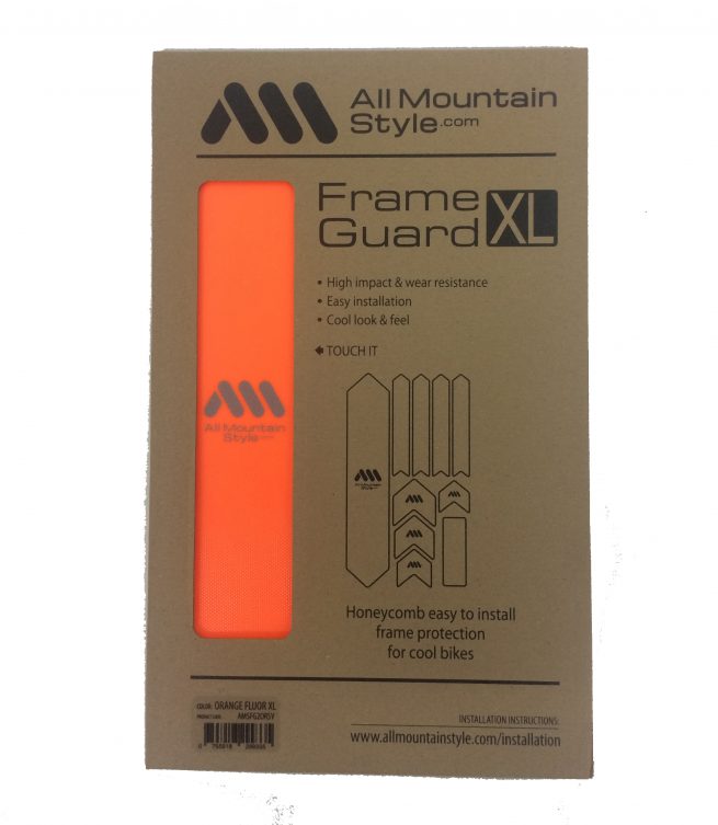 Kit protector adhesivo ALL MOUNTAIN STYLE XL Orange Neon