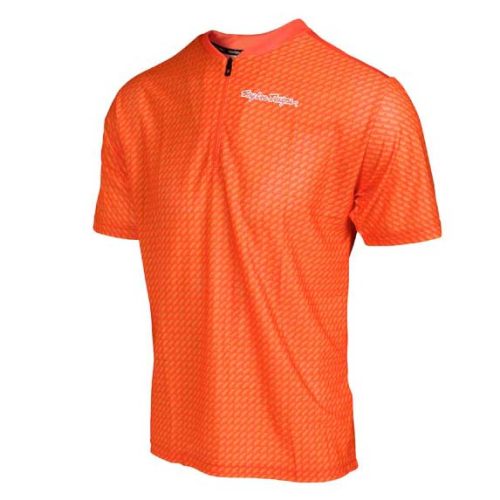 Camiseta Troy Lee Designs Terrain Orange con cremallera trasera