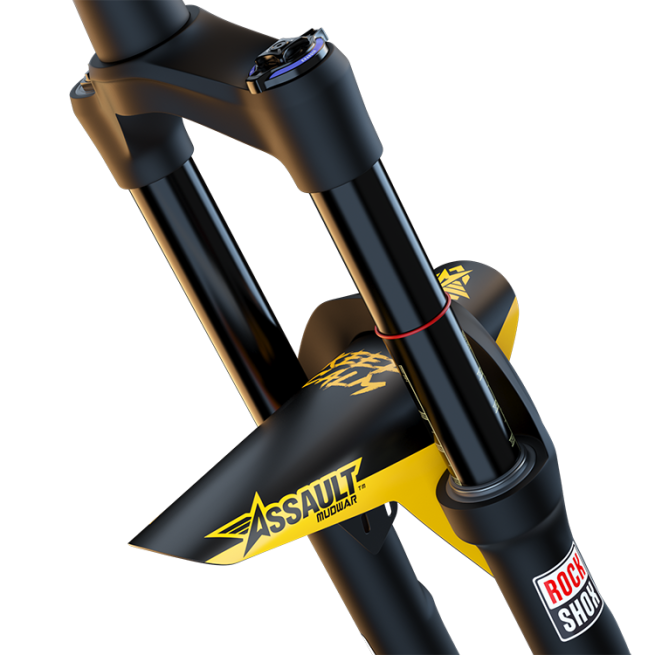 Guardabarros MUDWAR FRONT AMARILLO TURBO
