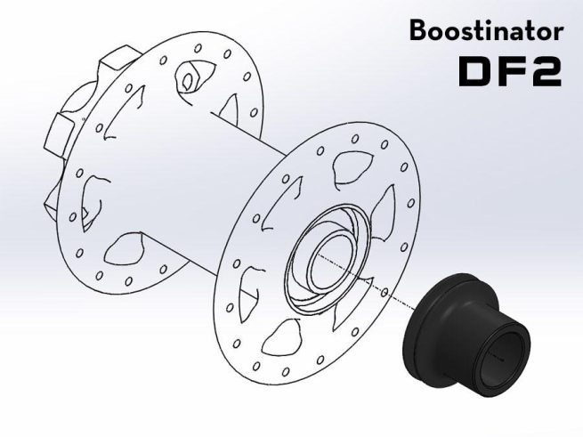 Adaptador Delantero BOOST Wolf DT Swiss 240