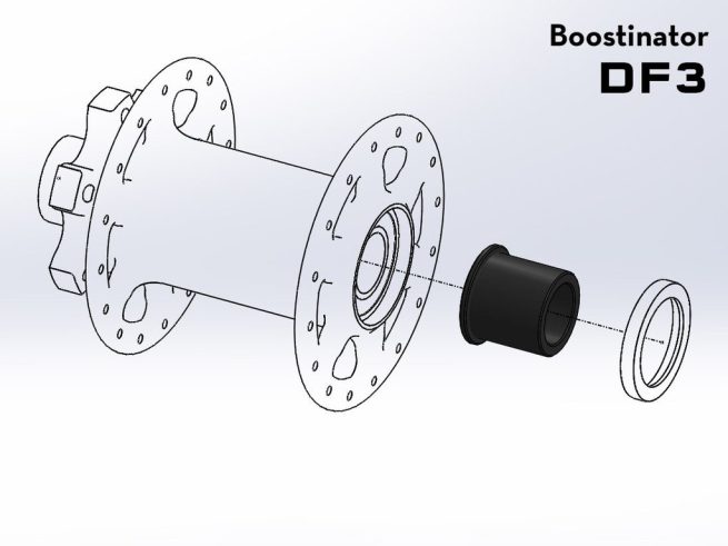 Adaptador Delantero BOOST Wolf DT Swiss 350/370