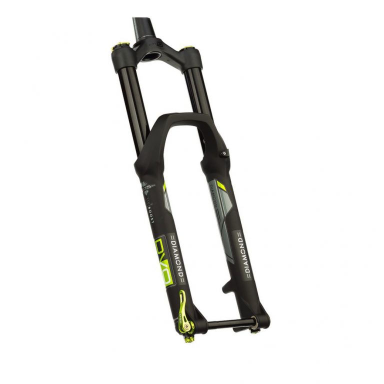 La horquilla DVO Diamond Black, de 27,5" y 170 mm de recorrido, está especialmente diseñada para que disfrutes al máximo en tus rutas de Enduro