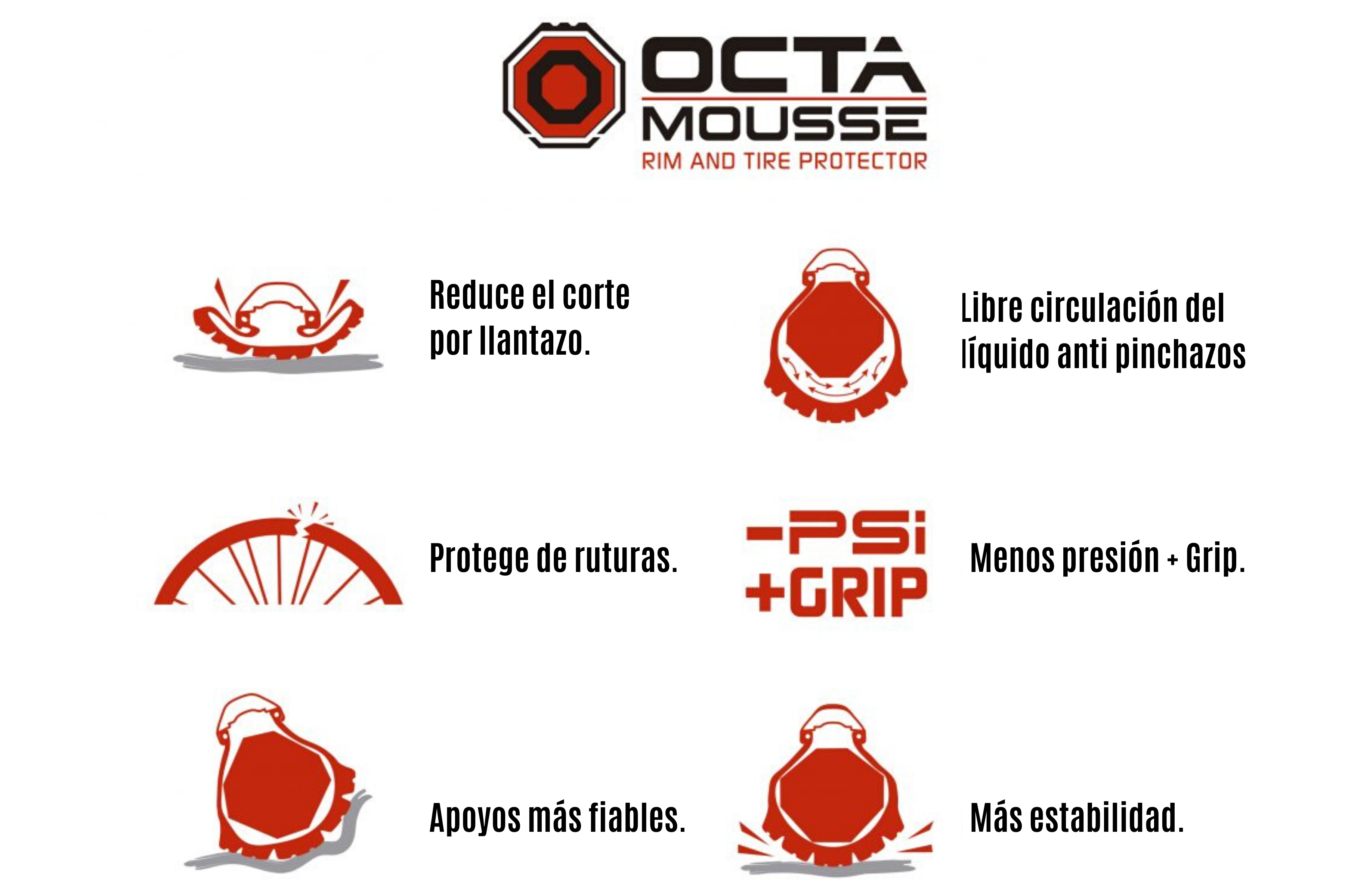 Características Octa Mousse