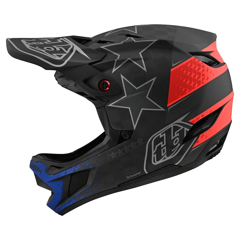 Casco Troy Lee D4 Carbon MIPS Negro Plata 2020 Endubikes