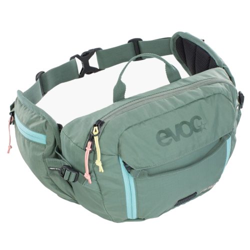 Riñonera EVOC Hip Pack 3L+Bolsa 1.5L Verde