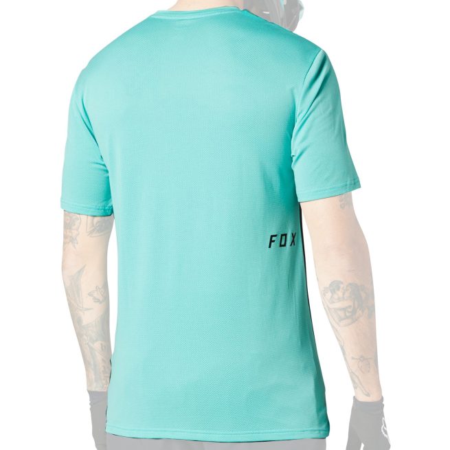 Camiseta Técnica FOX Flexair Delta SS Turquesa