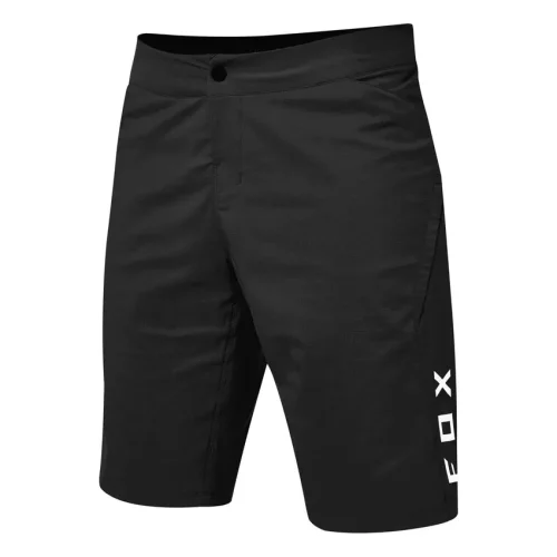 Pantalón corto Fox Ranger Negro para mtb, vista frontal