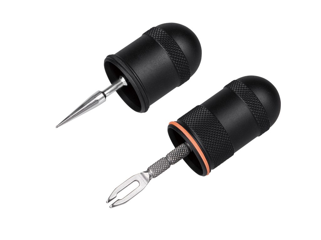 Topeak Tubi Pod – Kit Réparation Tubeless Minimaliste Avec Outil & 3 Bouchons Aluminium