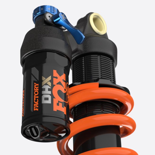 FOX DHX Factory Rear Shock - Metric， 210 x 52.5 mm， 2-Position