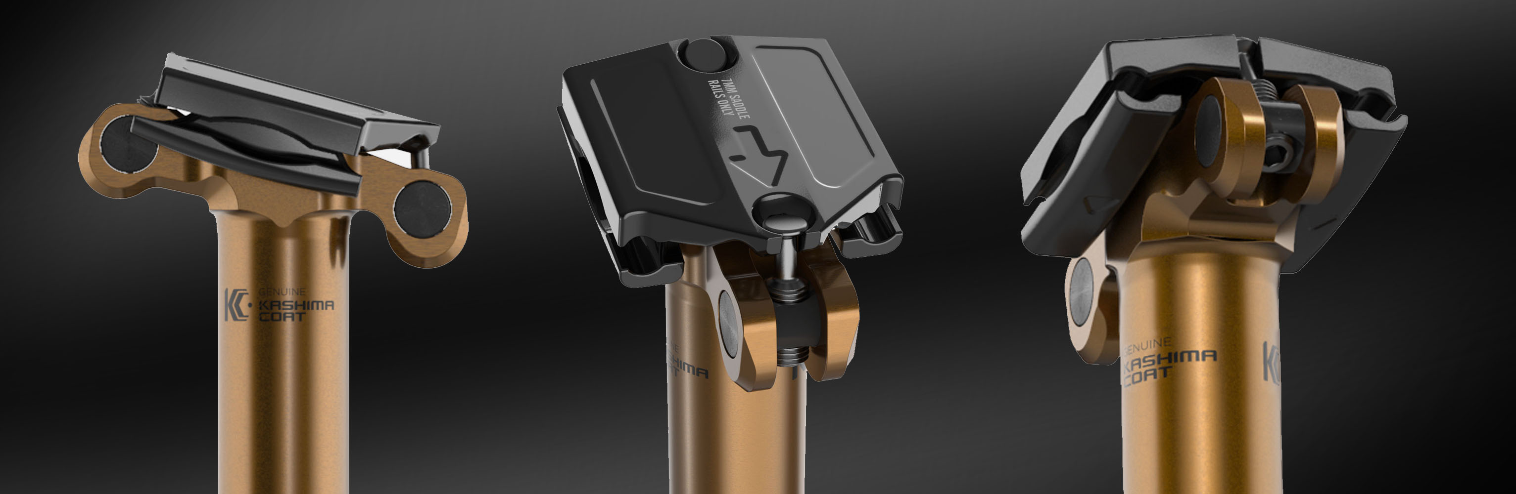 Detalles técnicos y recubrimiento Kashima de la tija Fox Transfer Factory