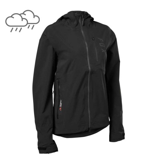 Chaqueta FOX Flexair Neoshell Water Negro impermeable