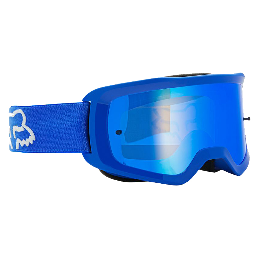 Gafas Máscara FOX Main Stray Azul Lente Espejo 2