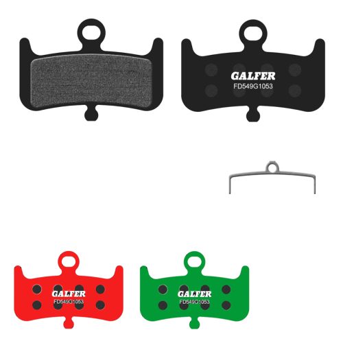 Pastillas de freno de disco Galfer para Hayes Dominion A4, compuesto de alto rendimiento con potente frenada, excelente modulación y gran durabilidad para MTB, enduro y descenso.