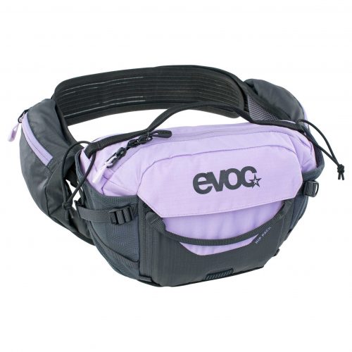 Riñonera de hidratación Evoc Hip Pack PRO 3+ bolsa 1,5l gris/lila
