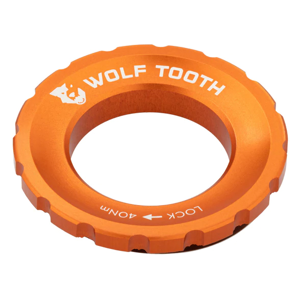 Cierre Wolf Tooth Center Lock naranja