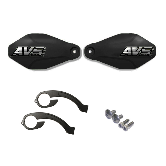 Protecciones de manos AVS soporte aluminio negro basic negro