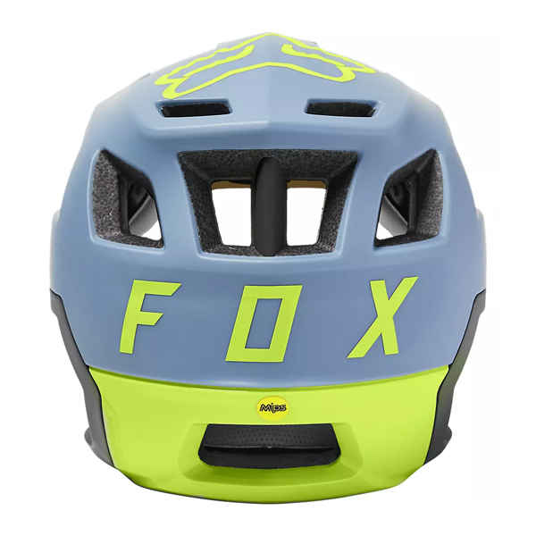 casco Fox Dropframe PRO Mips Dusty Blue trasero