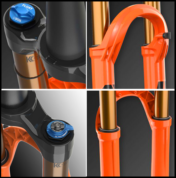 Horquilla FOX 34 SC Factory FIT4 Orange con recubrimiento Kashima