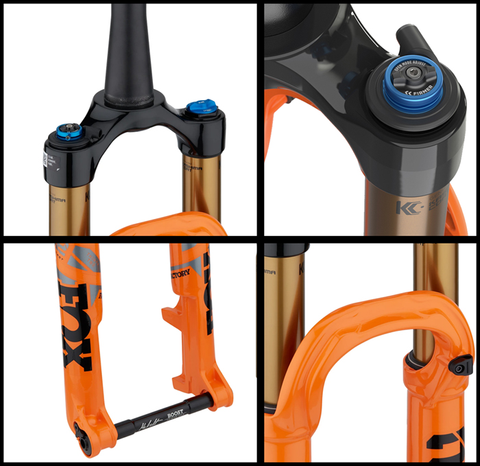 FOX 32 SC Factory Remote PTL Orange, suspensión de alto rendimiento para mountain bike