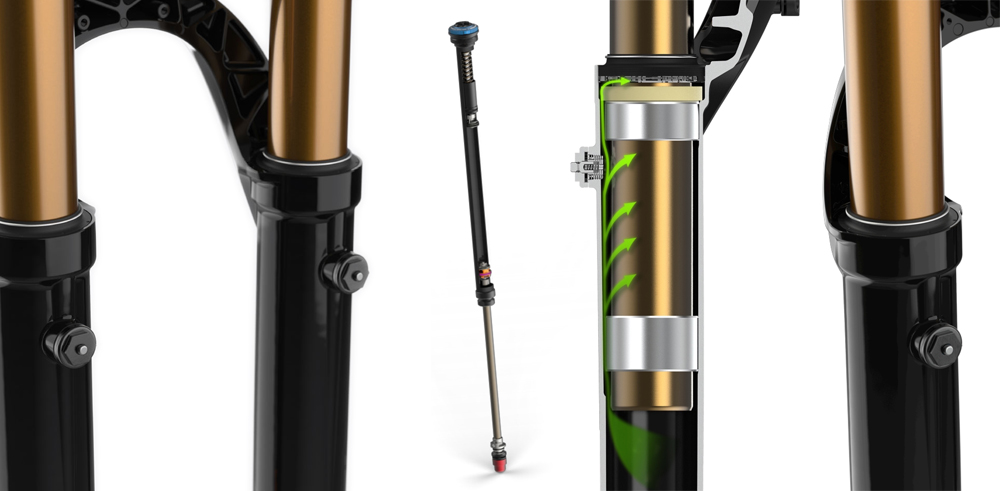 purgadores de la horquilla Fox 36 Factory Grip2 Black