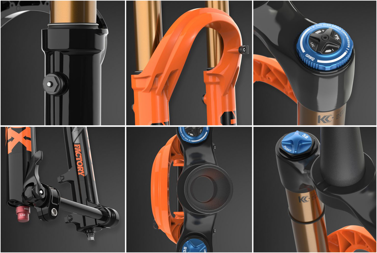 Horquilla Fox 38 eBike Factory Grip2 Black con tratamiento Kashima Coat