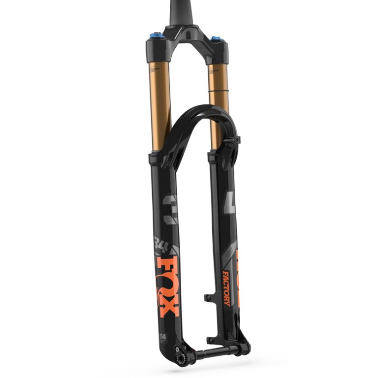La Horquilla FOX 34 Factory FIT4 Black equipa el eje Kabolt  y forma parte de la gama más alta de Fox, tecnología de alta competición al alcance de mano.