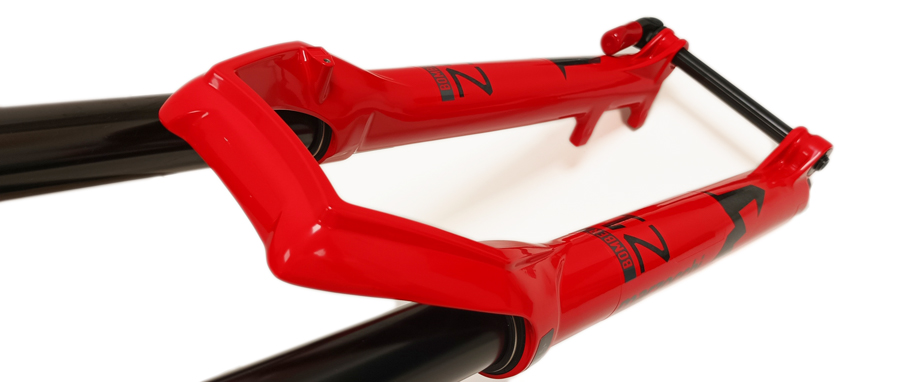 Horquilla Marzocchi Bomber Z1 Limited Edition Red con barras de 36 mm