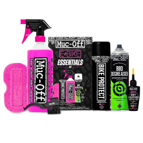 Kit de limpieza Muc-Off Ebike Essentials para mantener limpia tu ebike
