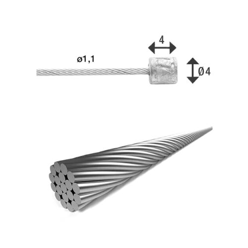 Cable de cambio XLC para mountain bike, bicicleta o ebike