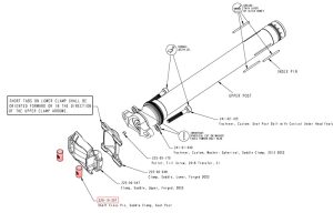 Tuerca soporte Tija Fox Transfer Shaft Cross Pin