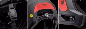 Casco Fox Dropframe Pro NYF Negro Blanco