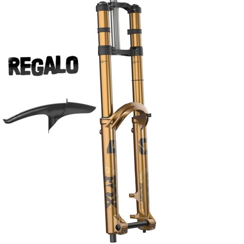 Horquilla FOX 40 Factory Grip X2 Podium Gold guardabarros regalo