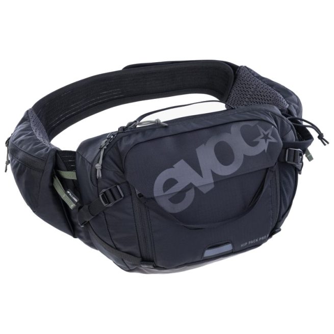 riñonera de hidratación Evoc Hip Pack PRO 3 + Bolsa 1.5 L Black