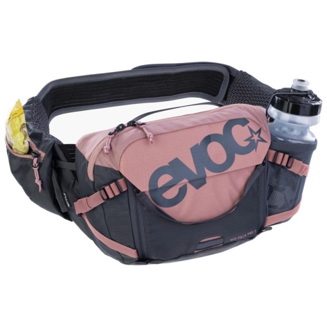 Evoc Hip Pack PRO 3+Bolsa 1,5 L Pink Grey