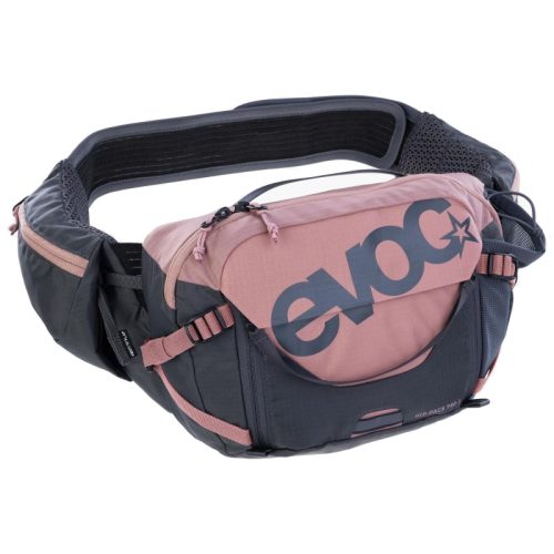 riñonera de hidratacion Evoc Hip Pack PRO 3+Bolsa 1,5 L Pink Grey