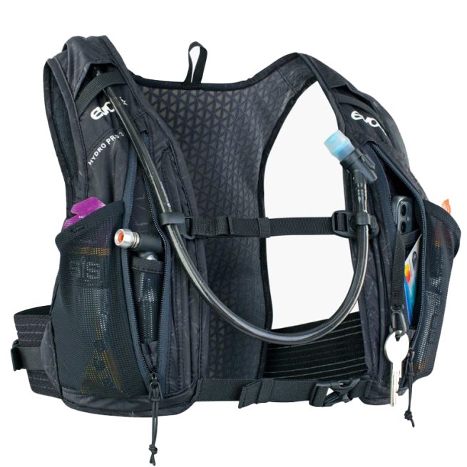 mochila de hidratación chaleco Evoc Hydro Pro 3 + Bolsa 1.5 L Black