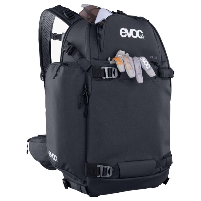 La Mochila Evoc Photo Backpack CP 26 es una elección ideal para deportistas que buscan mantener a salvo su equipo fotográfico.