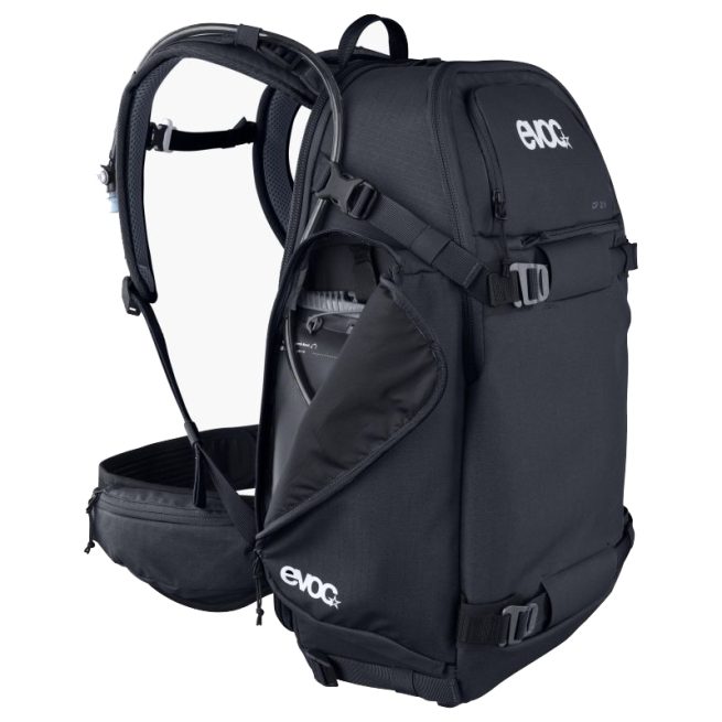 La Mochila Evoc Photo Backpack CP 26 es una elección ideal para deportistas que buscan mantener a salvo su equipo fotográfico.