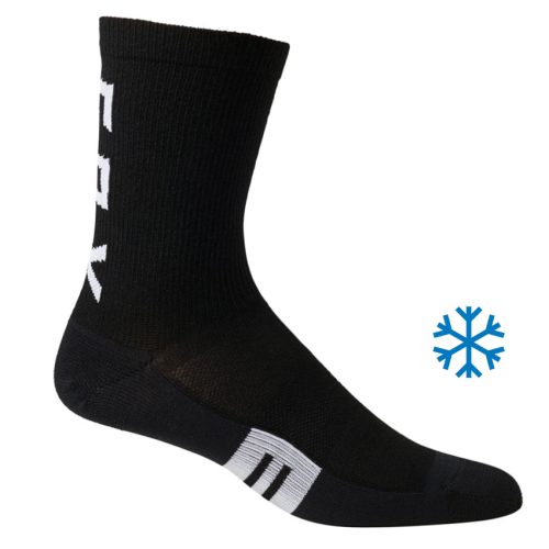 Calcetines Fox 8 Flexair Merino Black para invierno