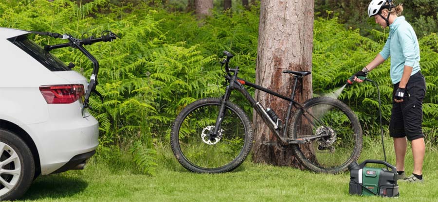 Hidrolimpiadora Bosch Fontus Bike Cleaner con Batería