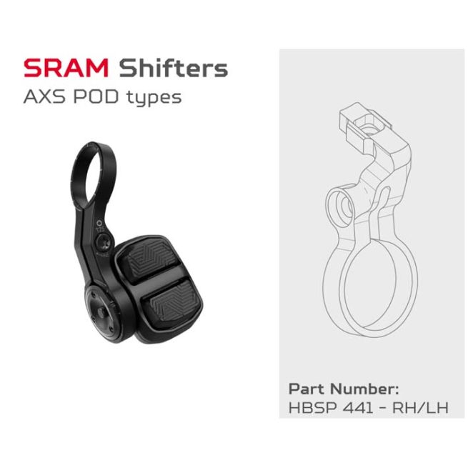 Adaptador Hope Tech 4 Sram AXS Pod - Imagen 3