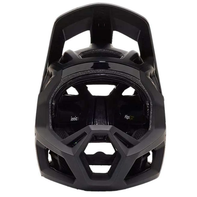 Casco FOX Proframe RS Matte Black con sistema mips y cierre boa, casco integral para mtb, enduro y ebikes