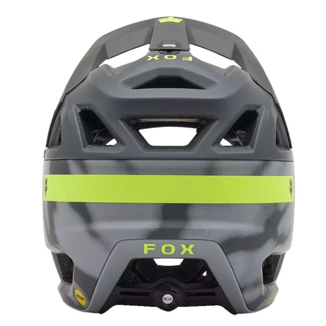 Casco FOX Proframe RS Taunt Dark Shadow con sistema mips integra y cierre boa