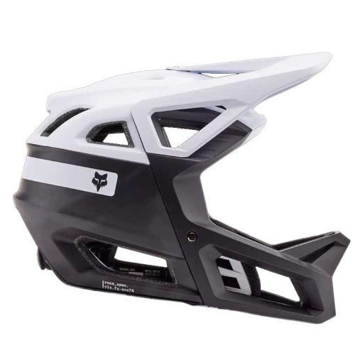 Casco FOX Proframe RS Taunt White con sistema mips integra y cierre boa