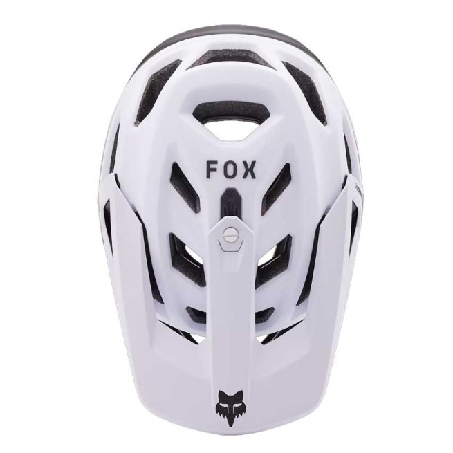 Casco FOX Proframe RS Taunt White con sistema mips integra y cierre boa