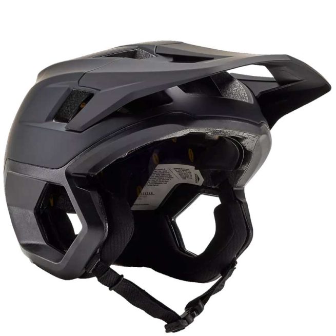 Casco Fox Dropframe Black con sistema mips