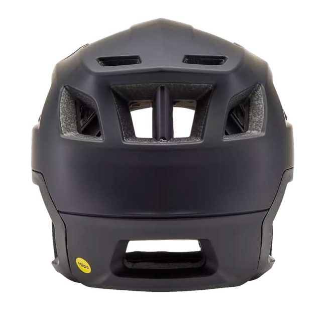 Casco Fox Dropframe Black con sistema mips